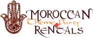Moroccan Theme Party Rentals